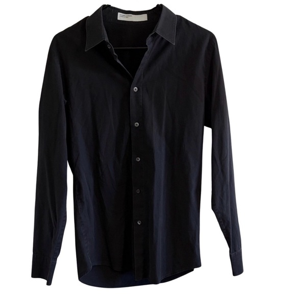 Hussein Chalayan Black Button-Down Shirt – Made in Italy – See Notes